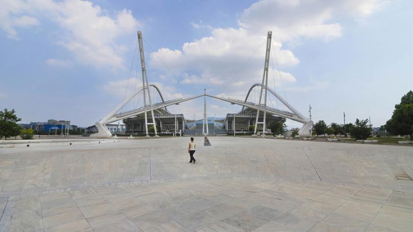 Olympijsk tadin v Atnach zatvorili po tom, ako na ikonickej streche nali mnostvo hrdze