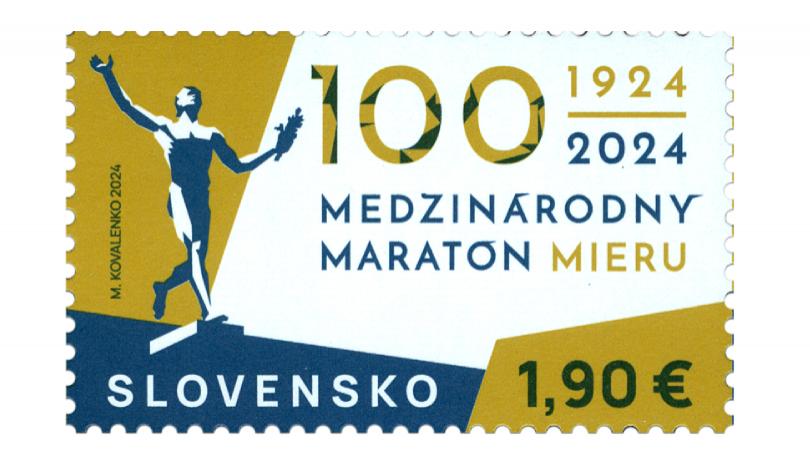 Slovensk pota vyd potov znmku 100. vroie Medzinrodnho maratnu mieru v Koiciach